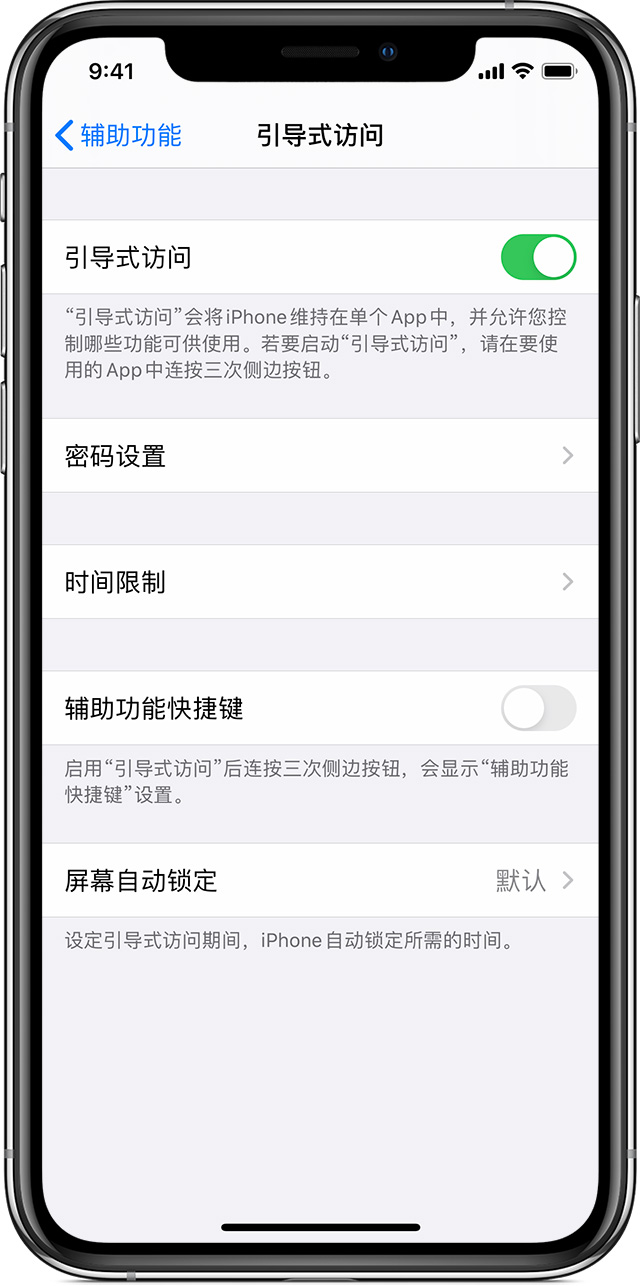 天水苹果手机维修分享如何在 iPhone 上退出引导式访问 