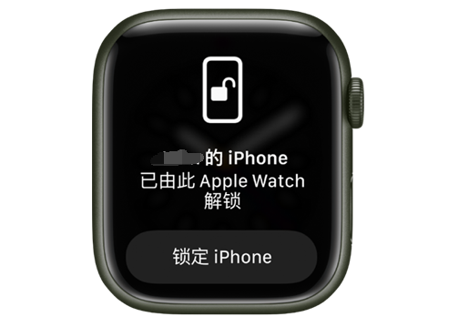 天水苹果手机维修分享用 AppleWatch 解锁配备面容 ID 的 iPhone方法 